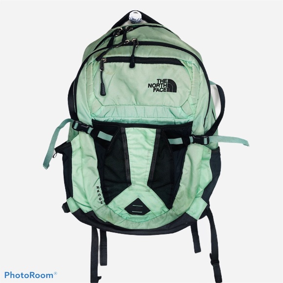 North Face Recon Backpack Laptop Mint Green Bag